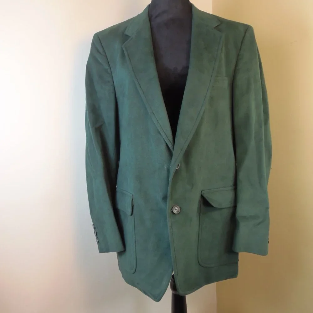 Vintage Peter Lyons Cashmere/Suede Like Men's Collectible Union Label Jacket Uni